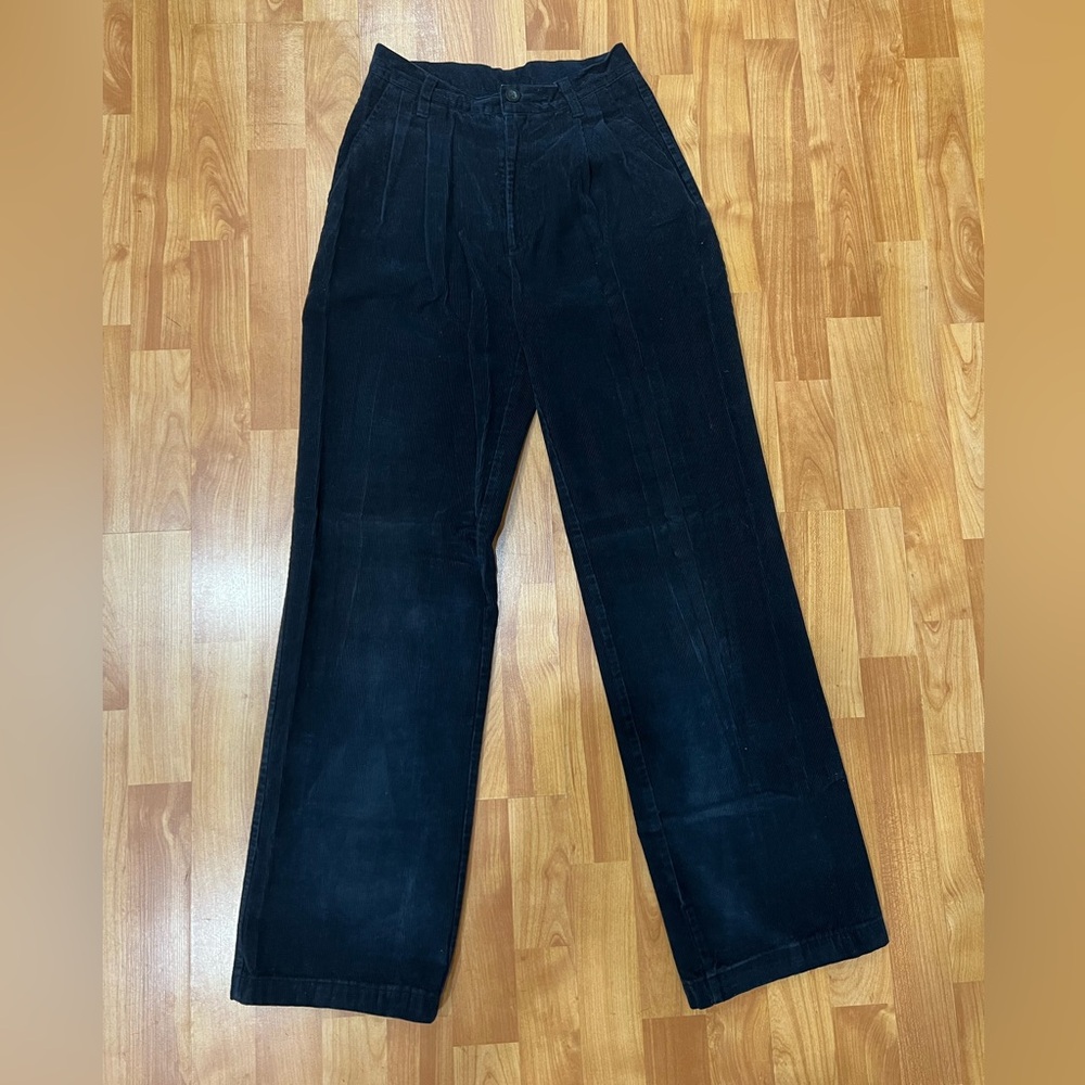 Navy Blue Corduroy Pants